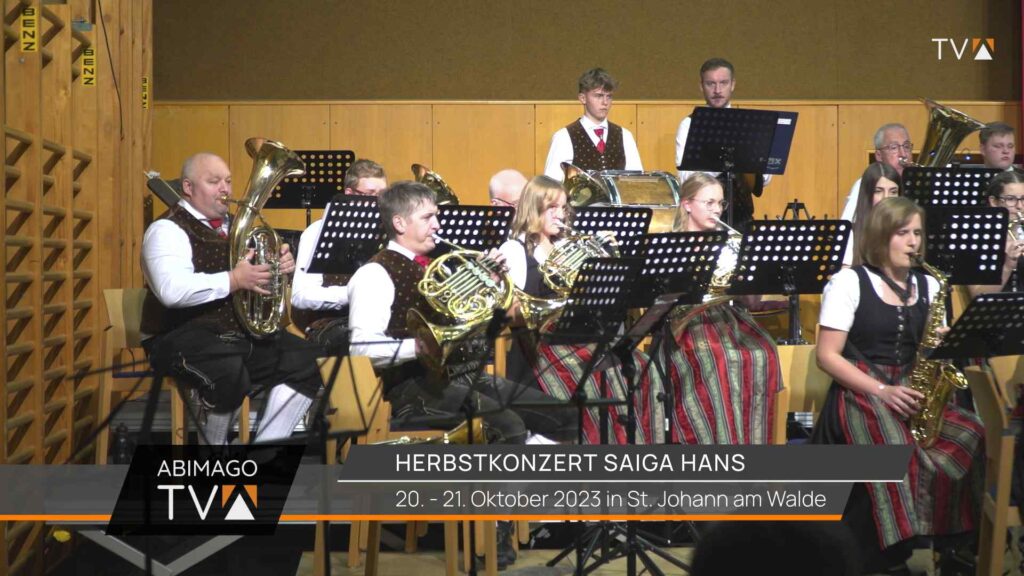 Herbstkonzert der Saiga Hanser Musik 2023, St. Johann am Walde